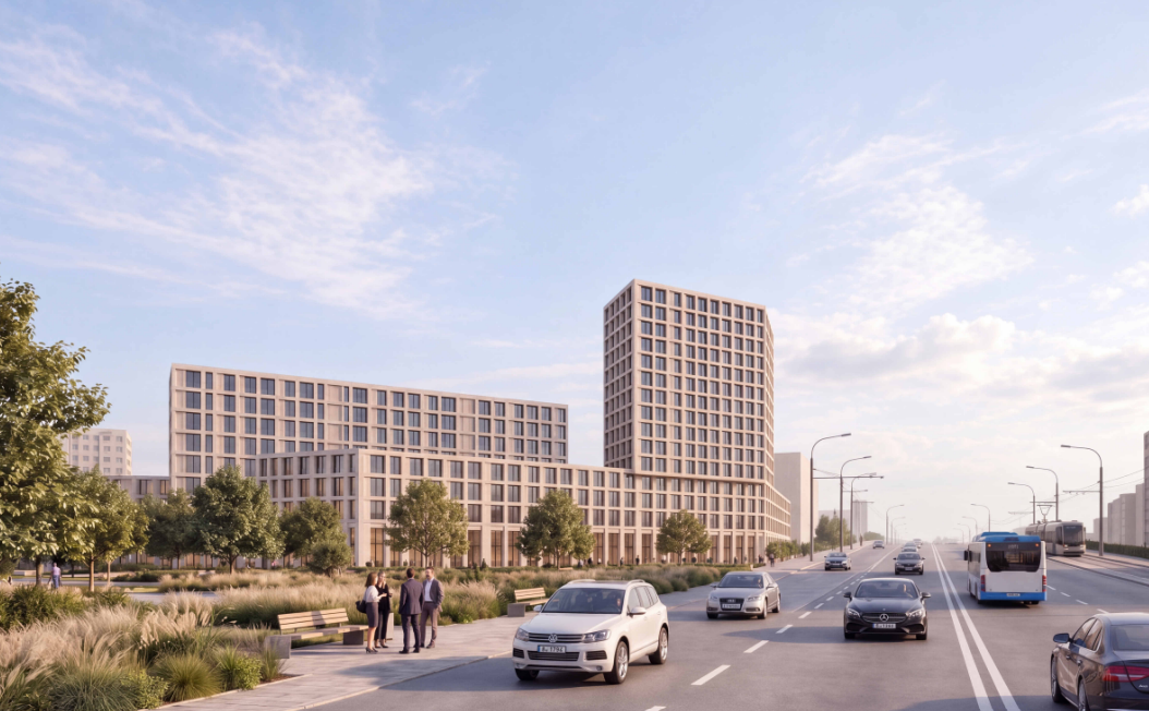 In Lwiw, in der Nähe von Lazu, planen die Bauherren den Bau eines 15-stöckigen Gebäudes mit einem Apartmenthotel.